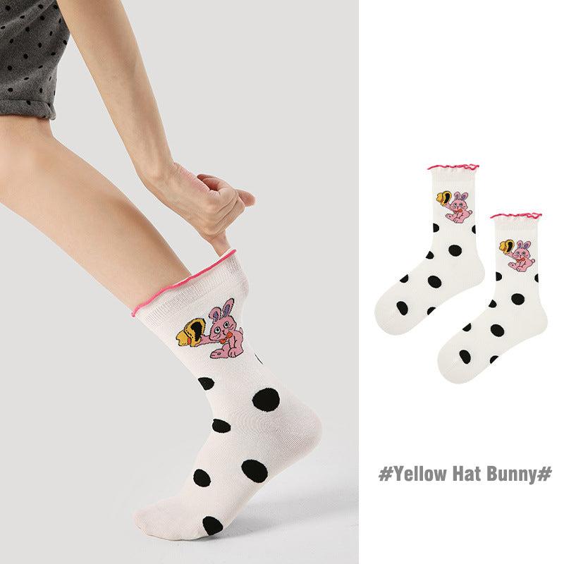 Socks - Yellow Hat Bunny