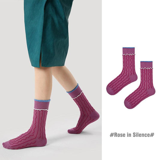 Socks - Rose in Silence