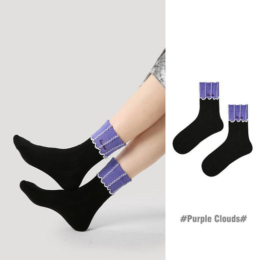 Socks - Purple Clouds