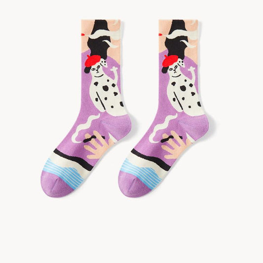 Socks - spotted puppy
