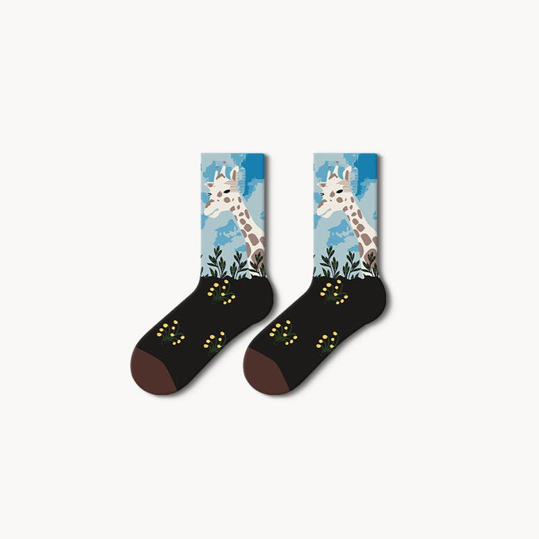 Socks - giraffe