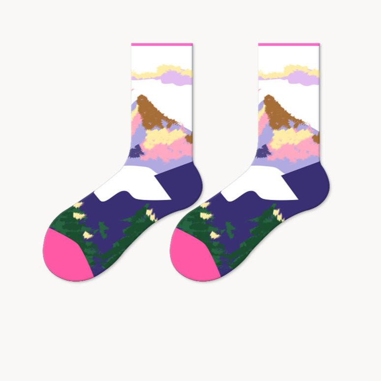Socks - lakes and mountains