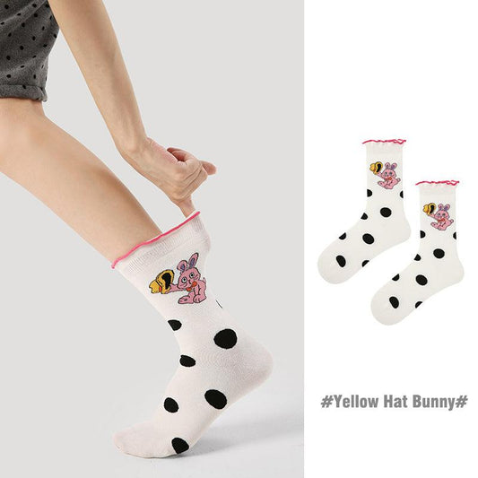 Socks - Yellow Hat Bunny