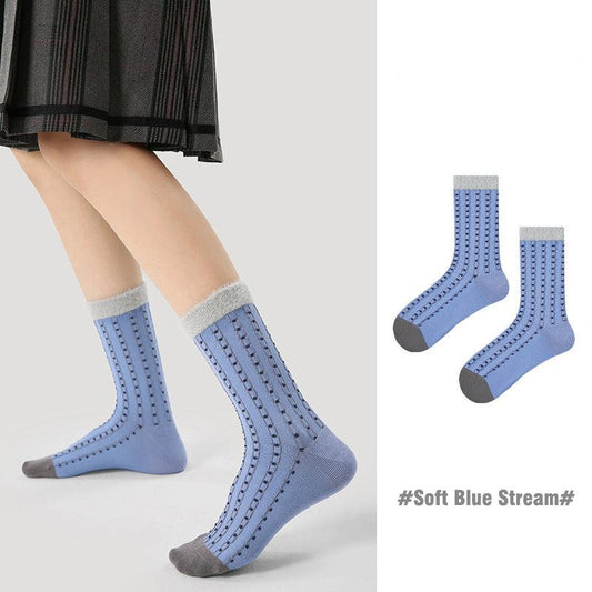 Socks - Soft Blue Stream