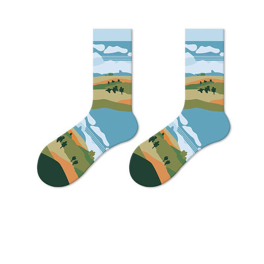 Socks - blue sky