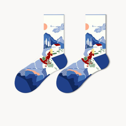 Socks - egret