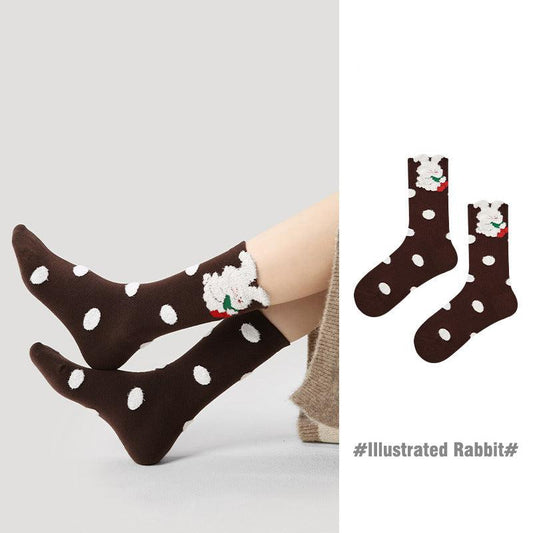 Socks - Illustrated Rabbit