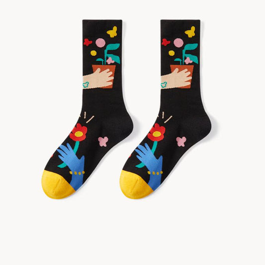 Socks - flowers