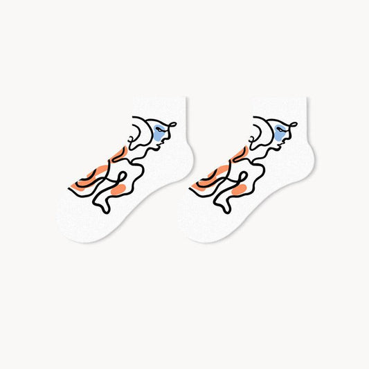 Socks - black line