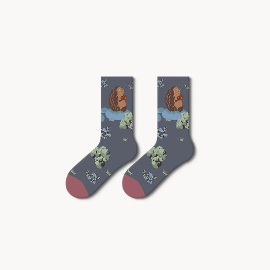 Socks - hedgehog